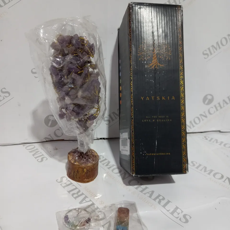 BOXED YATSKIA LOVE & HEALING CRYSTAL TREE 