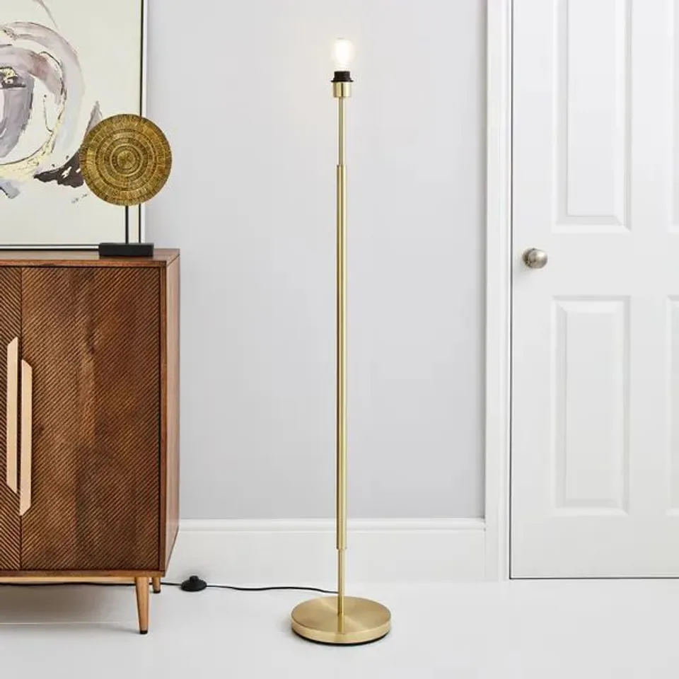 BOXED CLARA METAL FLOOR LAMP BASE