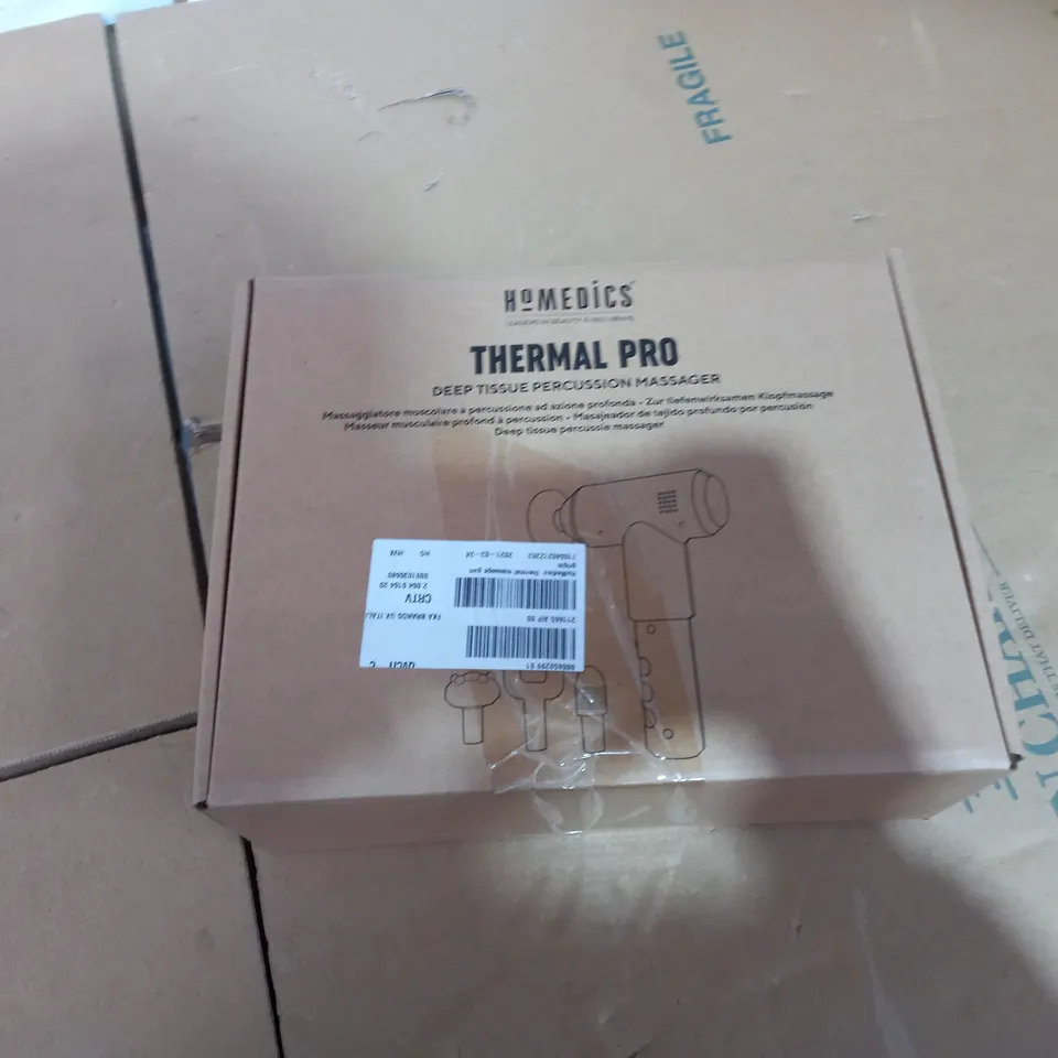 HOMEDICS THERMAL MASSAGE GUN - GREY