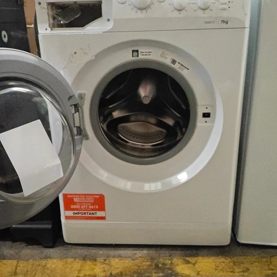INDESIT MYTIME WASHING MACHINE - WHITE - 7KG - 1200RPM - E RATED - MTWC 71252 W UK