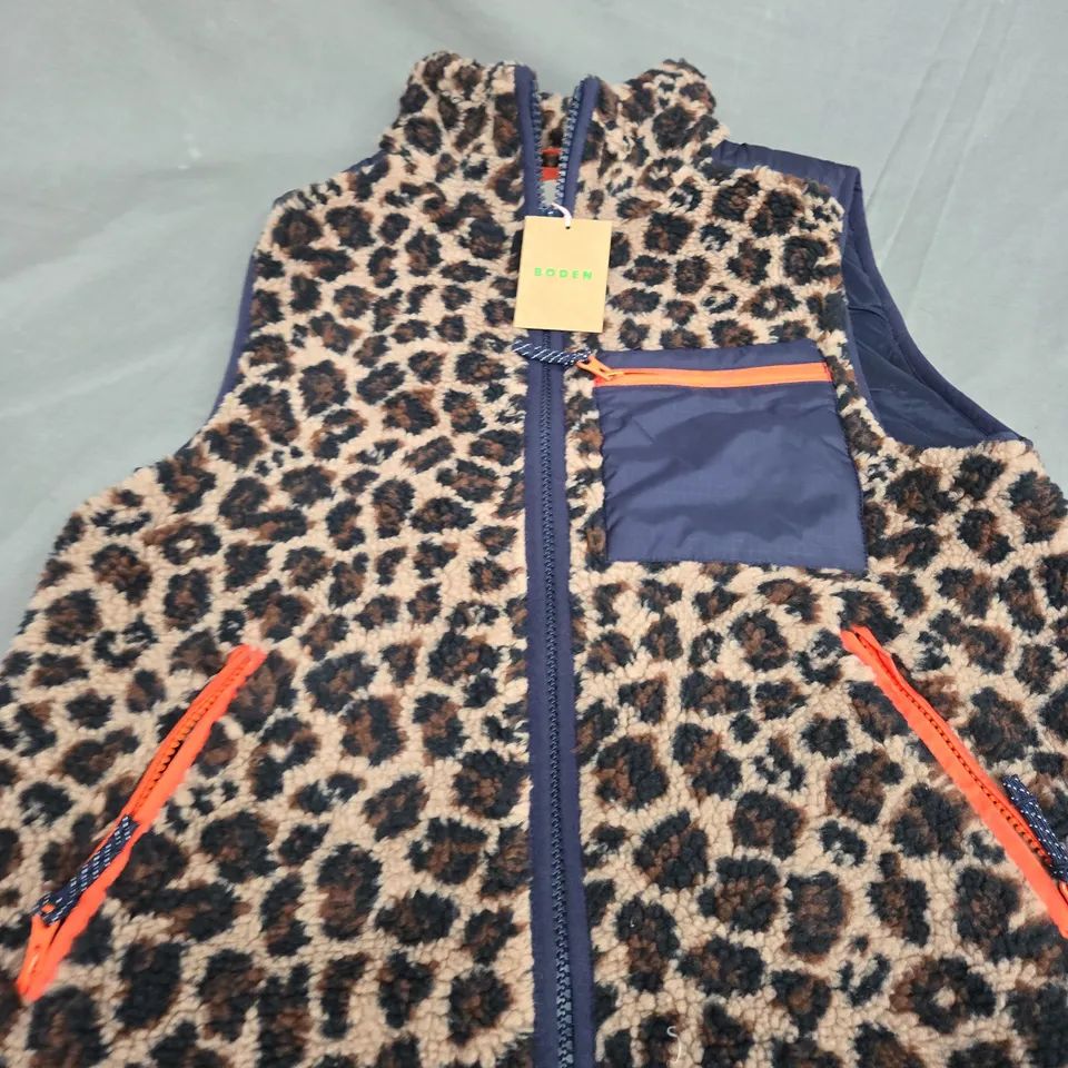 BODEN TRURO BORG GILET SIZE 8