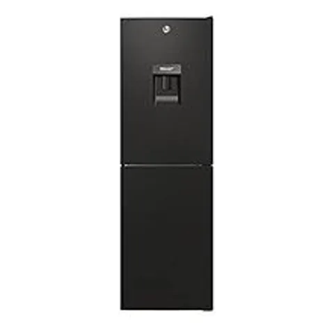 BOXED HOOVER 252 LITRE 50/50 FREESTANDING FRIDGE FREEZER - BLACK