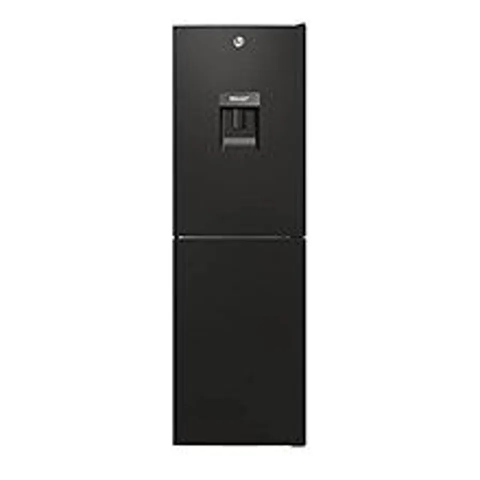 BOXED HOOVER 252 LITRE 50/50 FREESTANDING FRIDGE FREEZER - BLACK