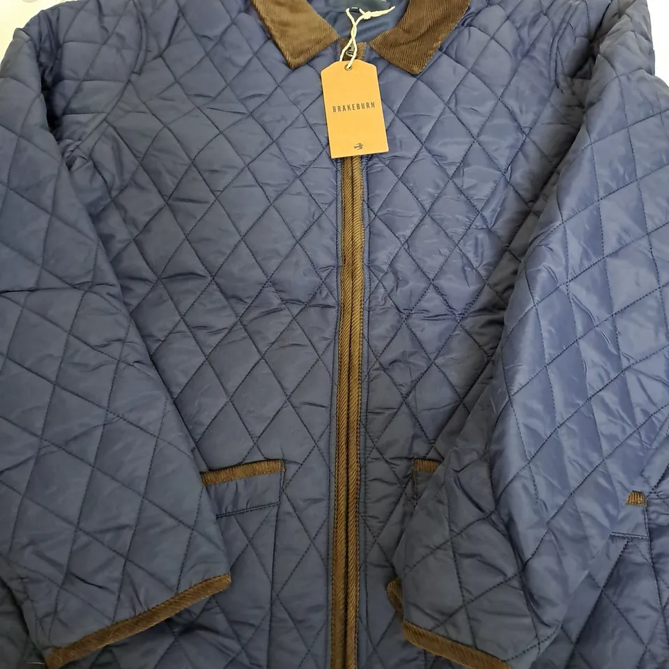 BRAKEBURN LIGHT PADDED SPORTMAN NAVY JACKET - XL