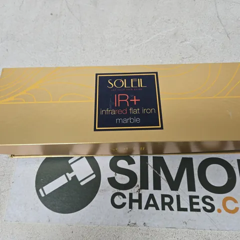 SOLEIL IR+ INFRARED FLAT IRON β MARBLE FINISH (BOXED)