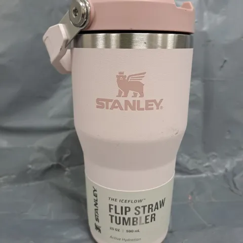 STANLEY THE ICEFLOW FLIP STRAW TUMBLER IN PINK (590ML)