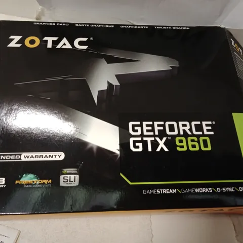 ZOTAC GEFORCE GTX 960 GRAPHICS CARD – 2GB, BOXED