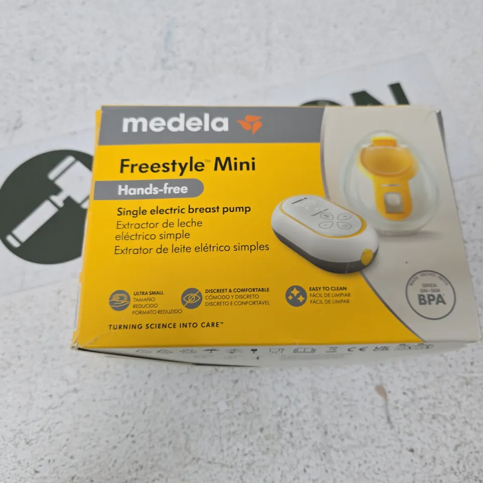 MEDELA FREESTYLE MINI HANDS-FREE BREAST PUMP – BOXED