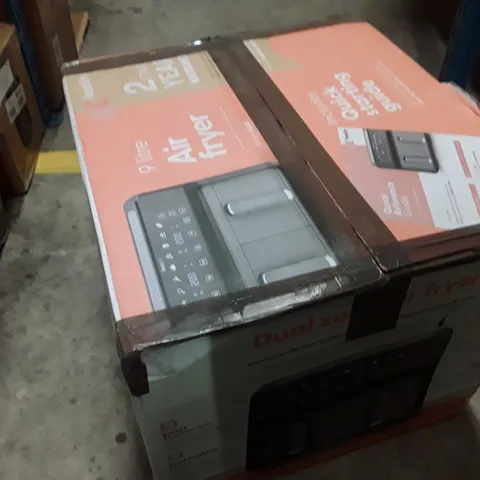 BOXED KEPLIN 9 LITRE AIR FRYER WITH DUAL COOKING ZONES 