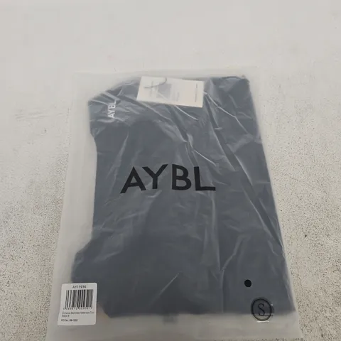 BAGGED AYBL EMBRACE SEAMLESS HALTERNECK TOP – BLACK, UK S