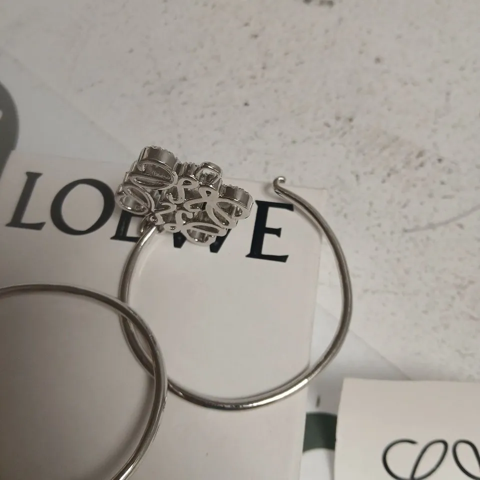 LOEWE SILVER-TONE BANGLES