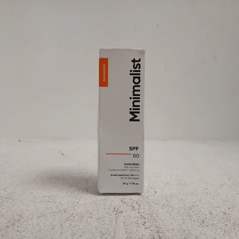 MINIMALIST SKIN SCIENCE SPF 60 SUNSCREEN BOXED (50G)