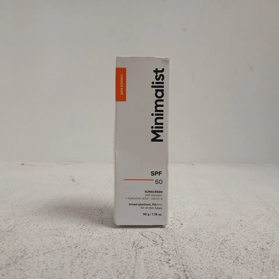 MINIMALIST SKIN SCIENCE SPF 60 SUNSCREEN BOXED (50G)