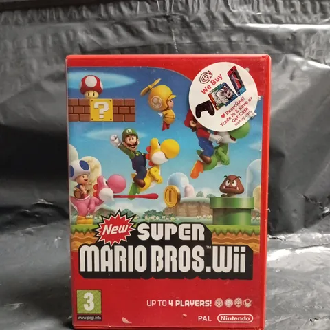 NEW SUPER MARIO BROS. NINTENDO WII VIDEO GAME