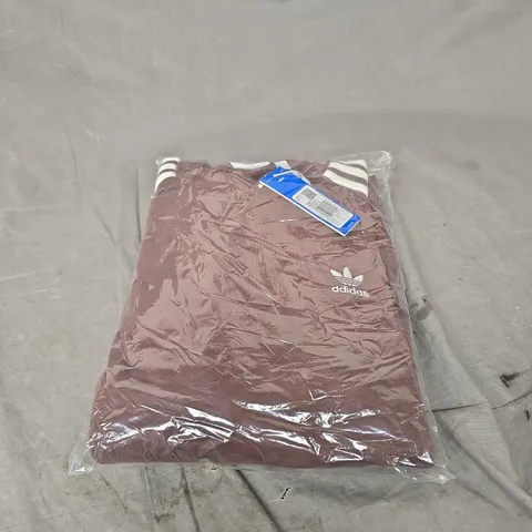 ADIDAS OVERSIZE CREW JUMPER IN BROWN SIZE M