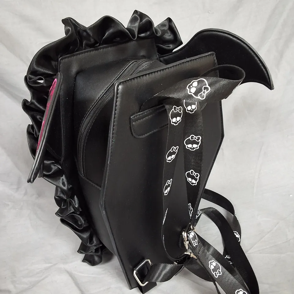 MONSTER HIGH COFFIN THEMED BACKPACK