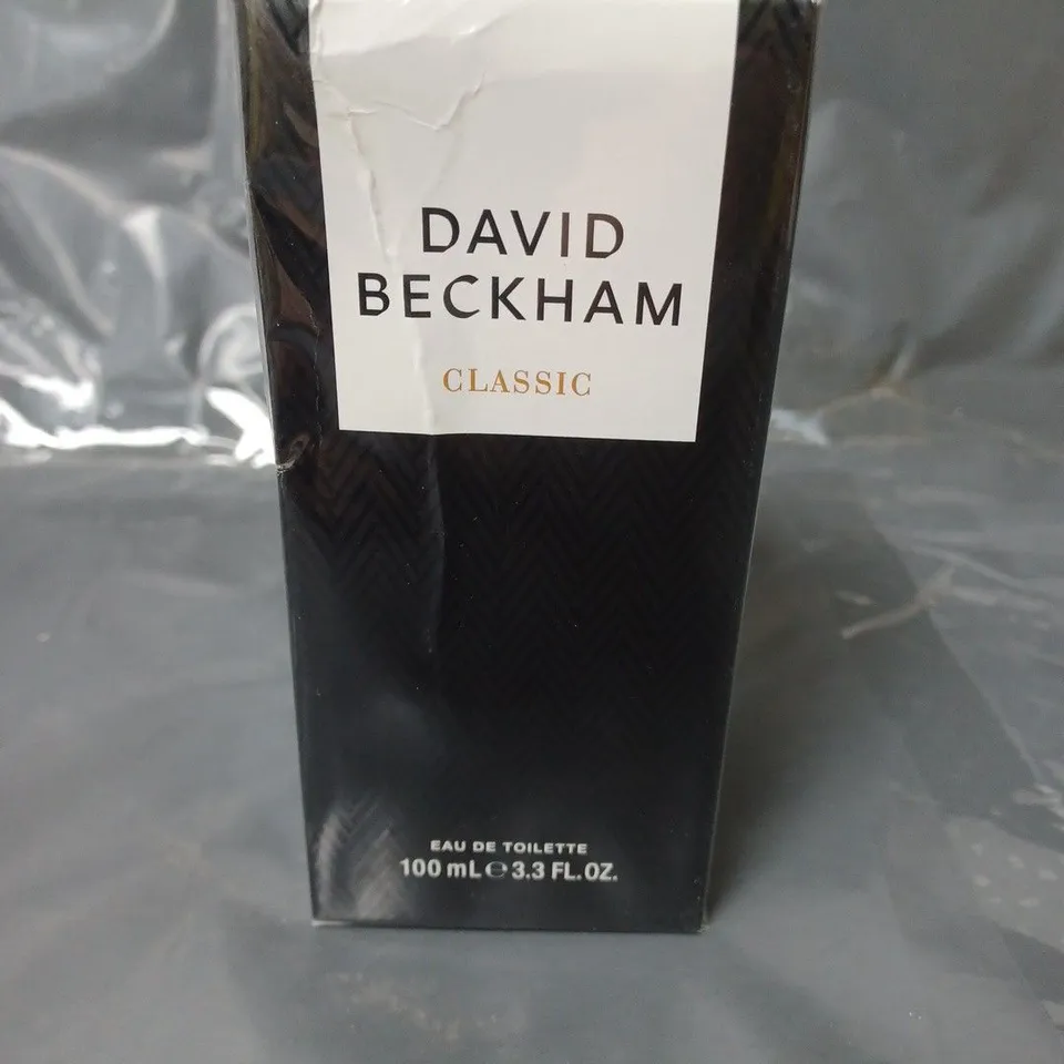 SEALED DAVID BECKHAM CLASSIC EAU DE TOILETTE 100ML