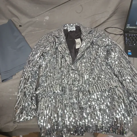 NA-KD SEQUIN JACKET, WOMEN'S, UK 10 (EU 38)