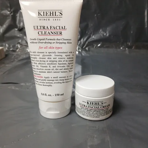 KIEHL'S ULTRA FACIAL CLEANSER 150ML AND ULTRA FACIAL CREAM 50ML