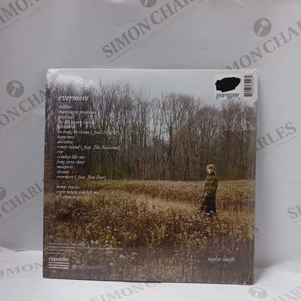 SEALED TAYLOR SWIFT – EVERMORE 2021 OPAQUE GREEN VINYL