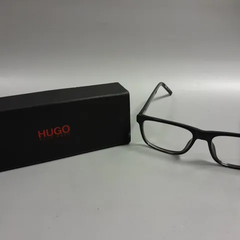HUGO BOSS MEN'S HG 03 BLACK SQUARE PRESCRIPTION GLASSES