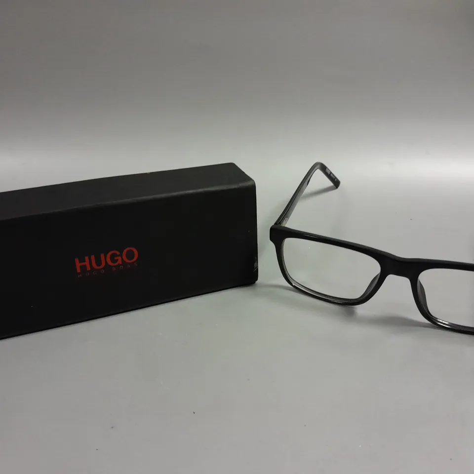 HUGO BOSS MEN'S HG 03 BLACK SQUARE PRESCRIPTION GLASSES 