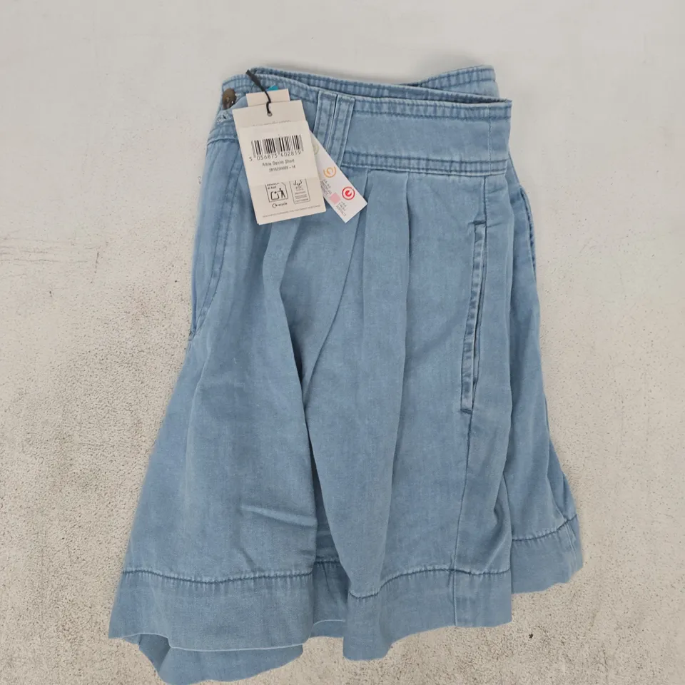 NOBODY'S CHILD ALBIE DENIM SHORTS IN BLUE SIZE 14