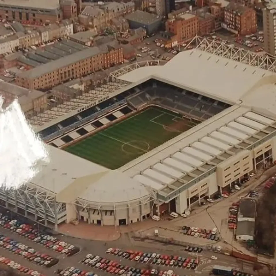 FIVE ASSORTED SPORTING STADIUM ART WORKS