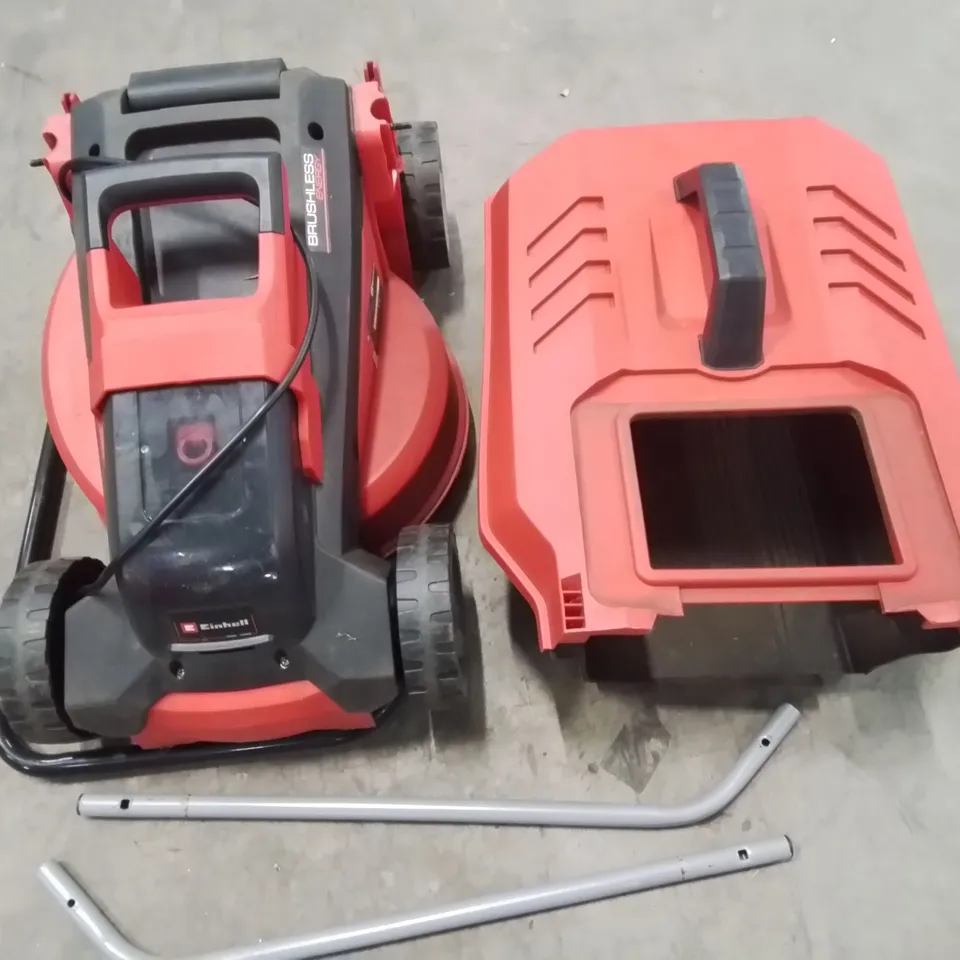 UNBOXED EINHELL BRUSHLESS CORDLESS LAWNMOWER 