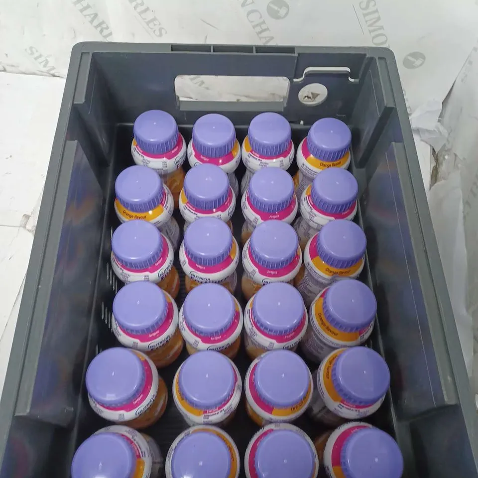 APPROXIMATELY 16 FLAVOURED NUTRICIA FORTIJUICE ORANGE DRINKS 