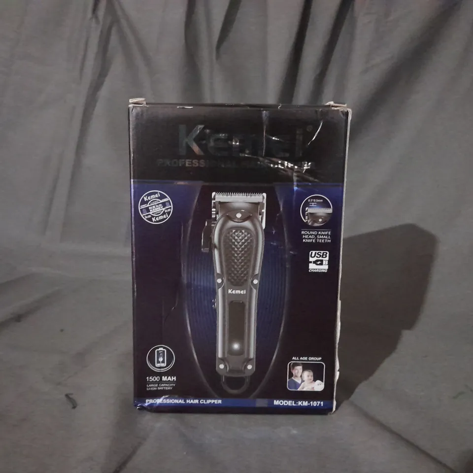 BOXED KEMEI PROFESSIONAL HAIR CLIPPER KM-1071