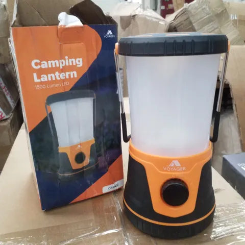 BOXED VOYAGER CAMPING LANTERN 1500 LUMEN LED - ORANGE