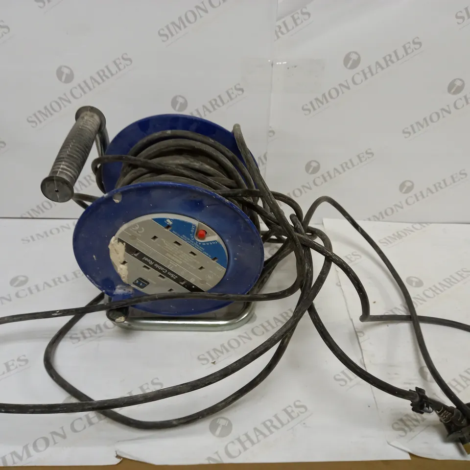 MASTERPLUG LDCC2513/4BL 13AMP 4 SOCKET 25M OPEN CABLE REEL
