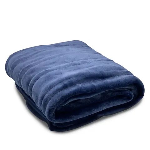 OUTLET COZEE HOME FAUX FUR HEATED THROW WITH 9 HEAT SETTINGS