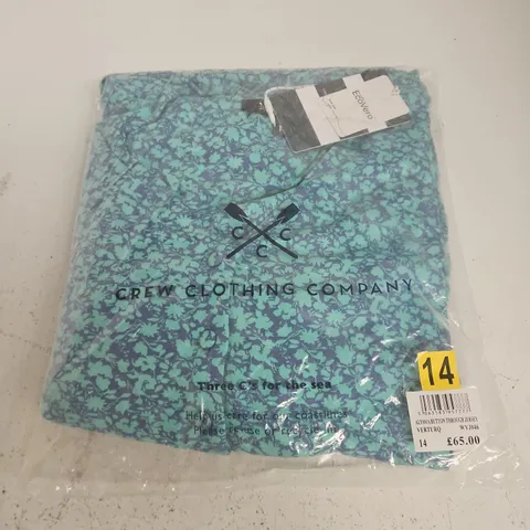 CREW CLOTHING ALYSSIA BUTTON-THROUGH JERSEY – UK 14 