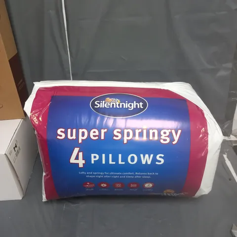 SILENTNIGHT SET OF 4 SUPER SPRINGY PILLOWS