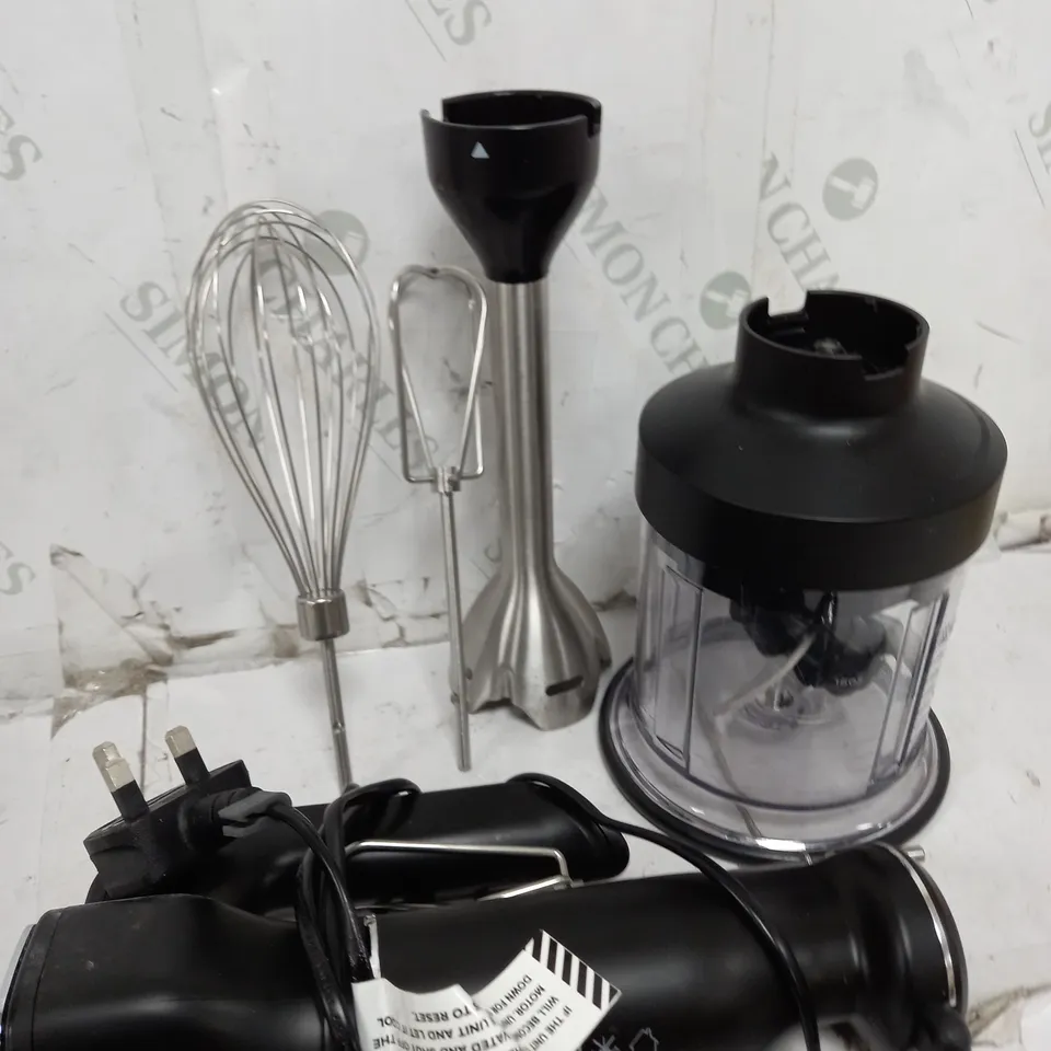 BOXED NINJA FOODI 3-IN-1 HAND BLENDER, MIXER & CHOPPER CI100UK