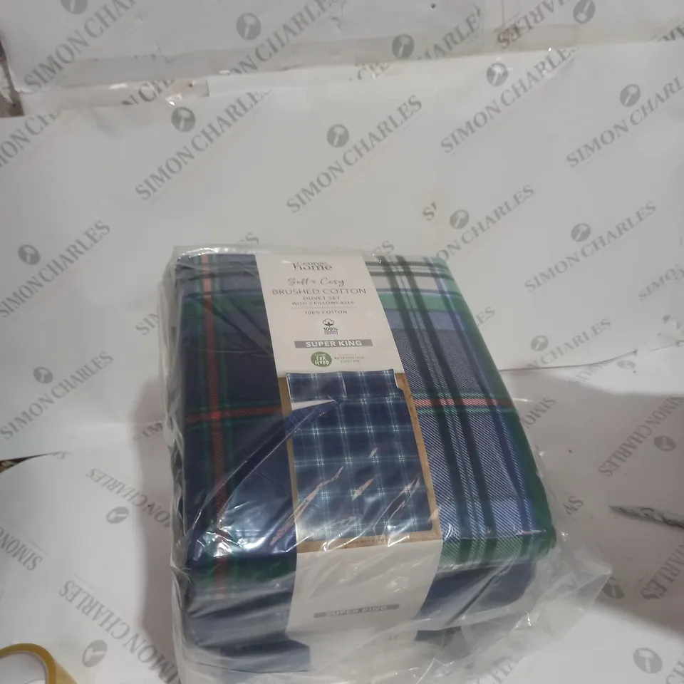 2X COSY & SOFT BRUSHED COTTBON DUVET SET