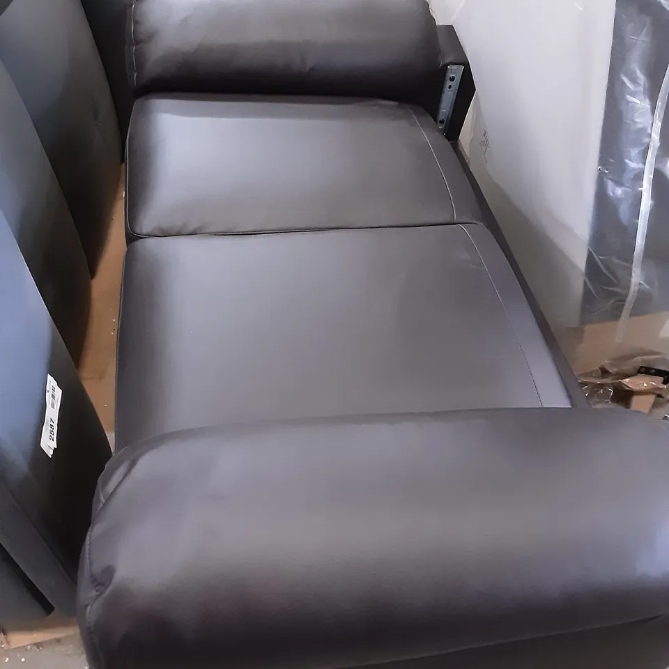 BROWN LEATHER SOFA PART 