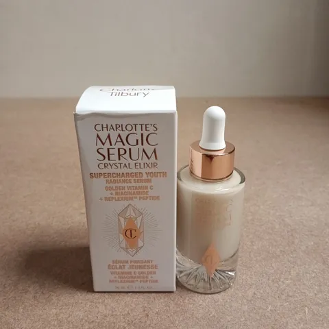 CHARLOTTE TILBURY CHARLOTTE'S MAGIC SERUM CRYSTAL ELIXIR 30ML – BOXED