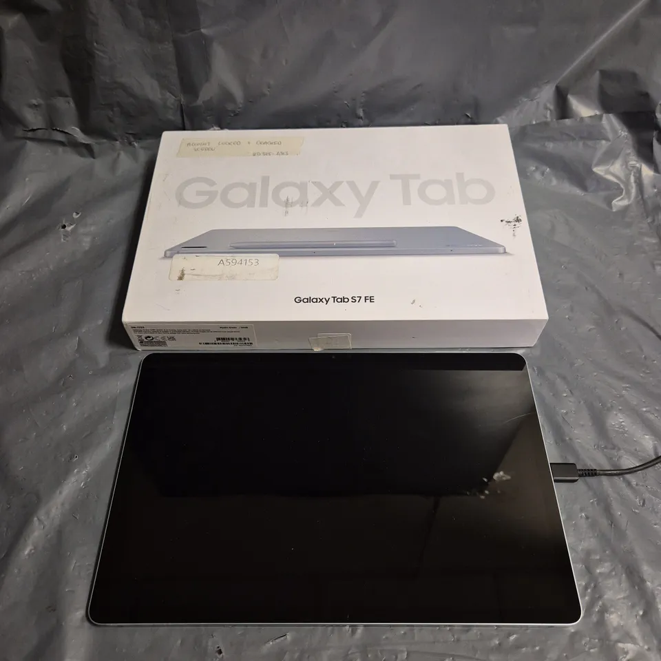 BOXED SAMSUNG GALAXY TAB S7 FE IN MYSTIC GREEN 64GB