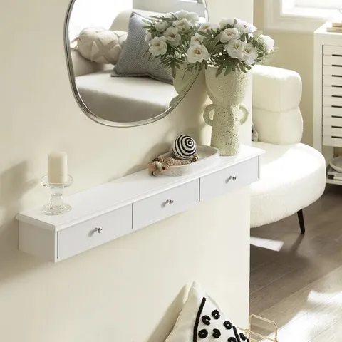 BOXED SWANI ACCENT SHELF WITH DRAWER 