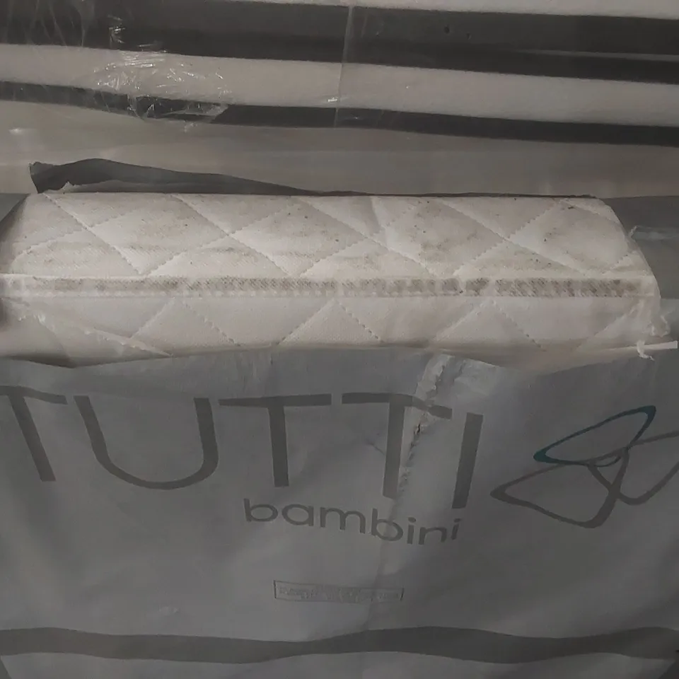 QUALITY BAGGED TUTTI BAMBINI 120 x 60CM COT MATTRESS