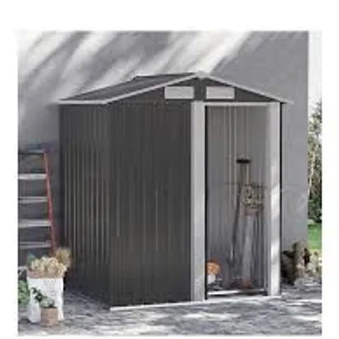 BOXED OUTSUNNY OUTDOOR STORAGE SHED WITH SLIDING DOOR 152 x 132 x 188cm (2 BOXES)