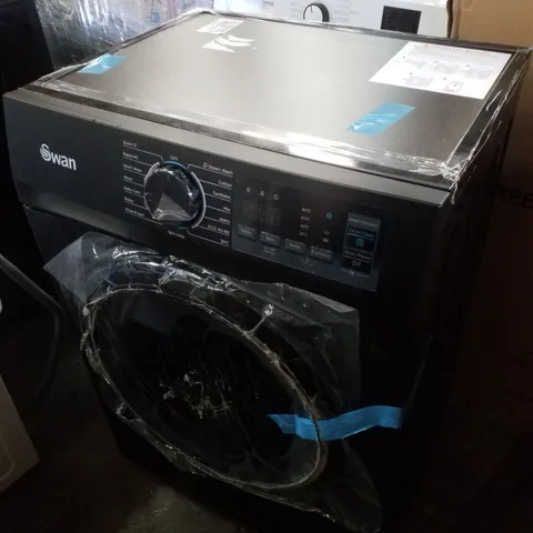 SWAN 8KG 1400 SPIN FREESTANDING WASHING MACHINE - BLACK