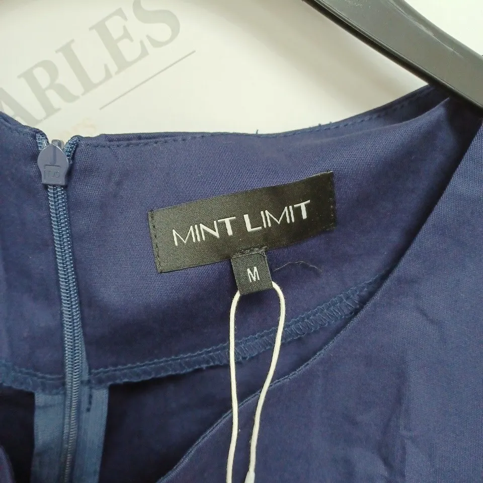 MINT LIMIT BLUE ZIP UP MAXI DRESS- MEDIUM