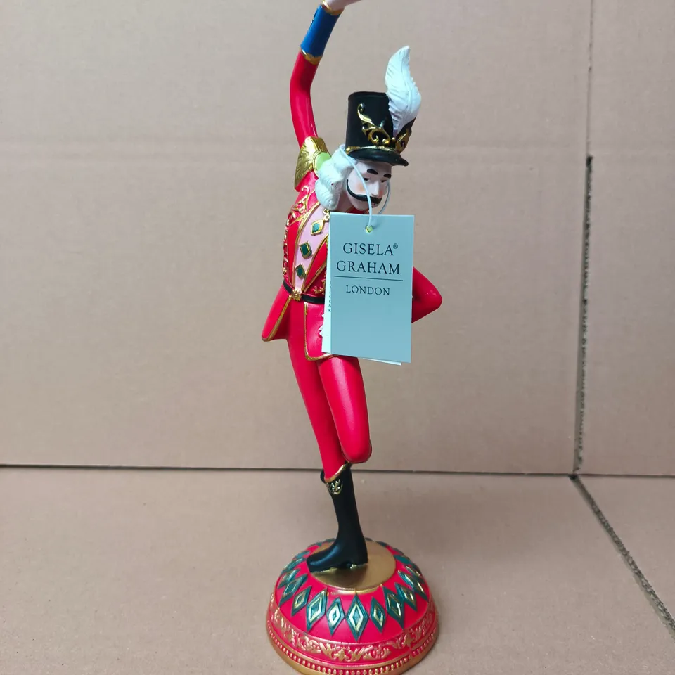 APPROXIMATELY 12 GISELA GRAHAM DANCING NUTCRACKER SOLDIER FIGURINE