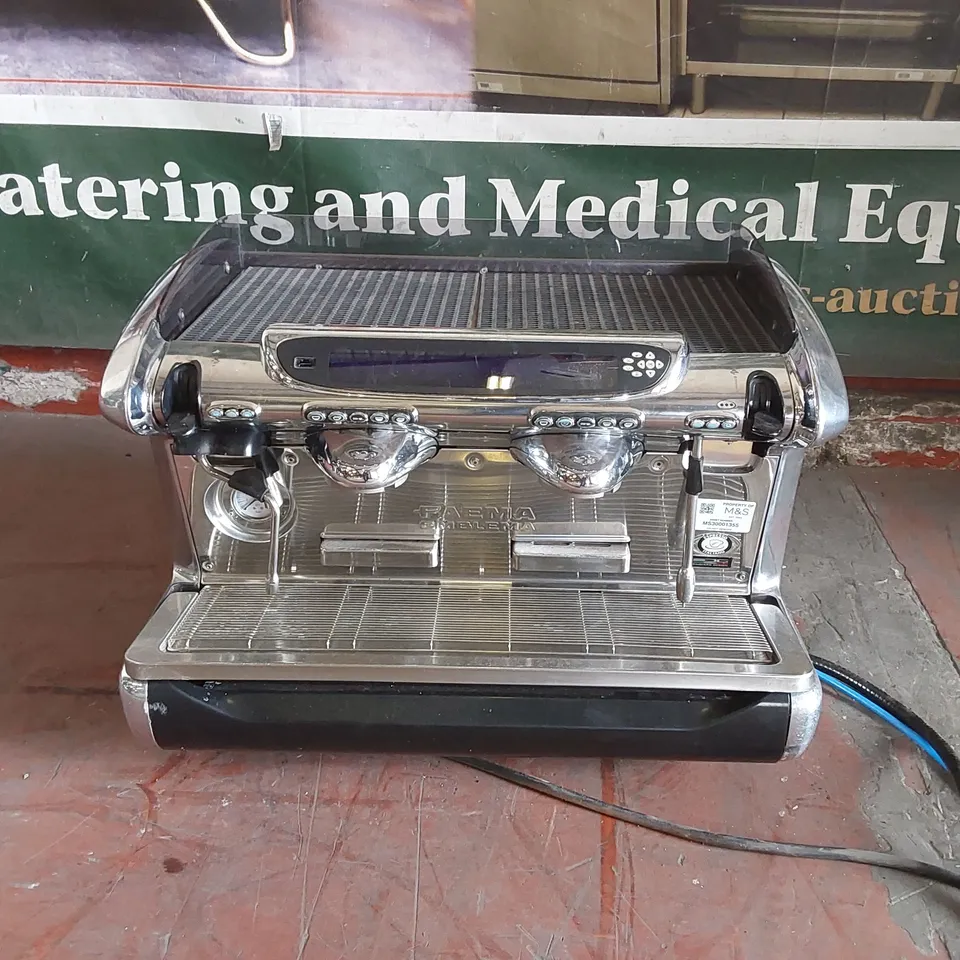 FAEMA EMBLEMA 2 GROUP COMMERCIAL COFFEE ESPRESSO MACHINE 