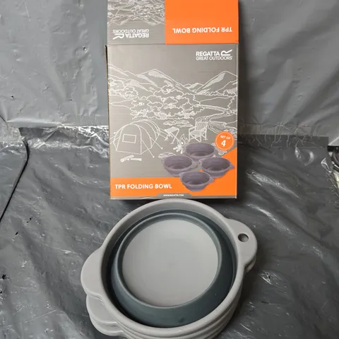 REGATTA OUTDOORS TPR FOLDING BOWLS 