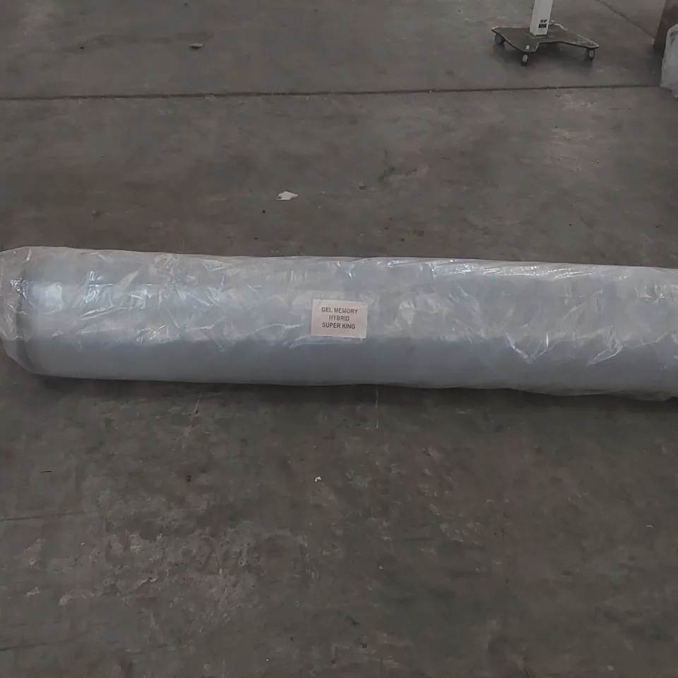 BRAND NEW BAGGED AND ROLLED GEL MEMORY HYBRID MATTRESS - 6FT SUPERKING